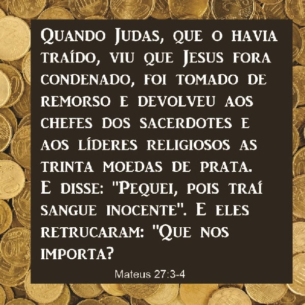 Mateus 27:3-4